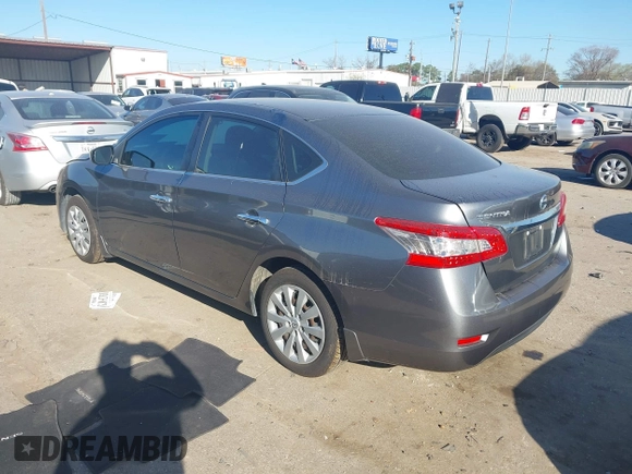 2015 Nissan Sentra SV with VIN 3N1AB7AP9FY226218, listed as a IAAI auction lot 41764048 with 49,365 mi miles and . Bid and sale history available at DreamBid. Image 3.