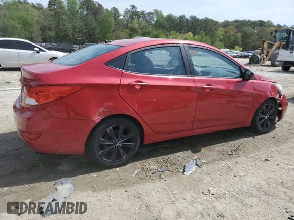 2013 Hyundai Accent GLS z VIN KMHCU4AE2DU461620, wystawiony jako Copart lot #53939795 z przebiegiem 206 137 mil mil oraz Szkoda całkowita • Salvage title. Historia ofert i sprzedaży dostępna na DreamBid. Obrazek 3.