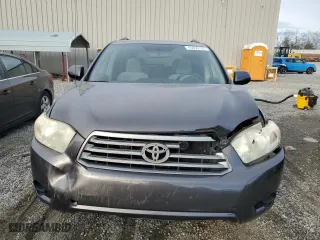 2009 Toyota Highlander with VIN JTEDS41A992088442, listed as a Copart auction lot 45855735 with 209,785 mi miles and Salvage Title. Bid and sale history available at carsss.com. Image 5.