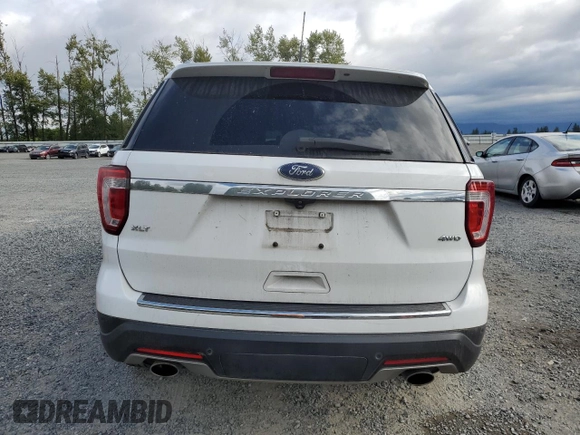 2018 Ford Explorer XLT with VIN 1FM5K8D83JGA26157, listed as a Copart auction lot 61283175 with 66,369 mi miles and Salvage title. Bid and sale history available at DreamBid. Image 6.
