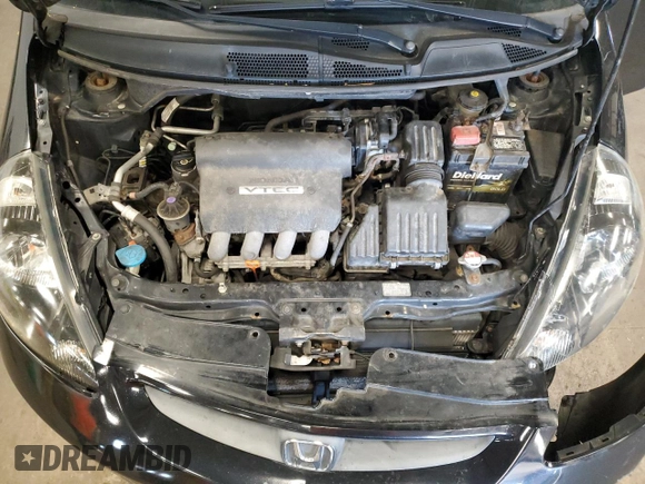 2008 Honda Fit with VIN JHMGD38438S044228, listed as a Copart auction lot 52481275 with 264,602 mi miles and Salvage Title. Bid and sale history available at carsss.com. Image 12.