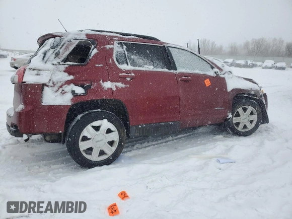 2011 GMC Terrain SLT-1 with VIN 2CTALUECXB6346030, listed as a Copart auction lot 45144255 with Not Provided miles and Salvage Title. Bid and sale history available at carsss.com. Image 3.