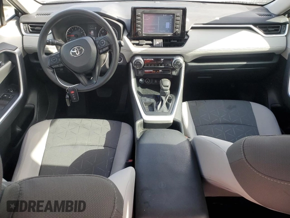 2021 Toyota RAV4 XLE with VIN 2T3W1RFV9MC128500, listed as a Copart auction lot 51896685 with 56,438 mi miles and Salvage Title. Bid and sale history available at carsss.com. Image 8.