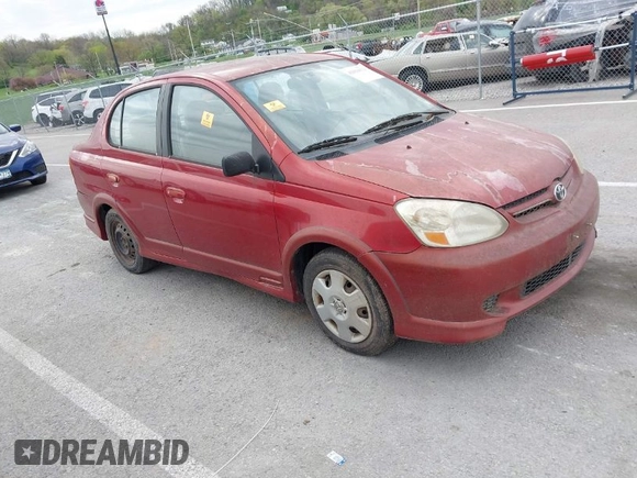 2003 Toyota ECHO with VIN JTDBT123735041326, listed as a IAAI auction lot 42029676 with 1 mi miles. Bid and sale history available at carsss.com. Image 1.