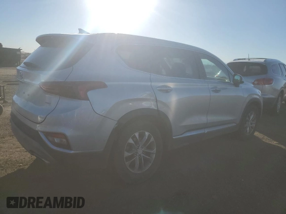 2019 Hyundai Santa Fe SEL with VIN 5NMS3CAD0KH053609, listed as a Copart auction lot 88944965 with 63,013 mi miles and Salvage Title. Bid and sale history available at carsss.com. Image 3.