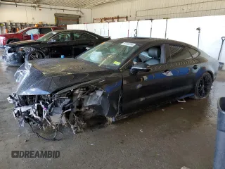2014 Audi S7 Prestige with VIN WAUW2AFC9EN027460, listed as a Copart auction lot 50725244 with 0 mi miles and Salvage Title. Bid and sale history available at carsss.com. Image 1.