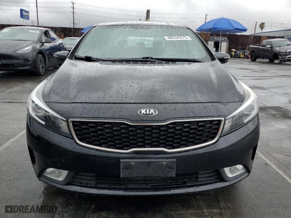 2017 Kia Forte5 LX with VIN KNAFK5A88H5681915, listed as a Copart auction lot 48534275 with NaN miles and Salvage Title. Bid and sale history available at carsss.com. Image 5.