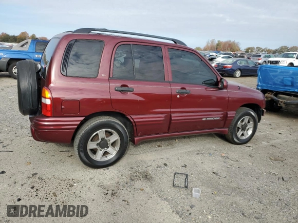 2003 Chevrolet Tracker LT with VIN 2CNBE634136908086, listed as a Copart auction lot 78168894 with 243,614 mi miles and Salvage title. Bid and sale history available at DreamBid. Image 3.