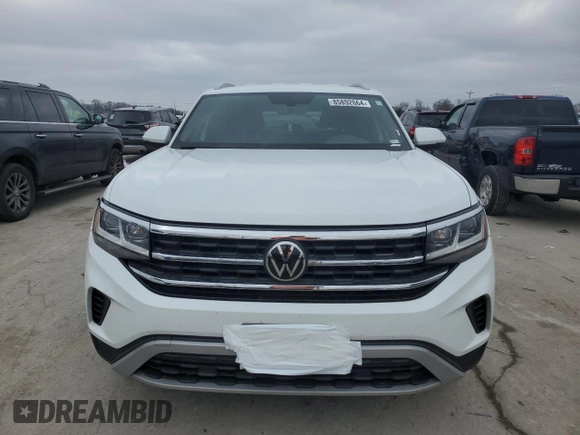 2020 Volkswagen Atlas S with VIN 1V2GC2CA3LC231210, listed as a Copart auction lot 85892664 with 57,480 mi miles and Salvage title. Bid and sale history available at DreamBid. Image 5.