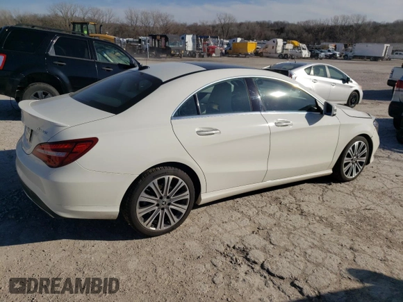 2017 Mercedes-Benz CLA 250 with VIN WDDSJ4GB2HN497092, listed as a Copart auction lot 41401744 with 84,083 mi miles and . Bid and sale history available at DreamBid. Image 3.