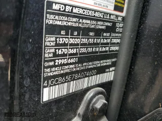 2008 Mercedes-Benz R-Class 3.5L with VIN 4JGCB65E78A074600, listed as a Copart auction lot 75117744 with 0 mi miles and Salvage Title. Bid and sale history available at carsss.com. Image 14.