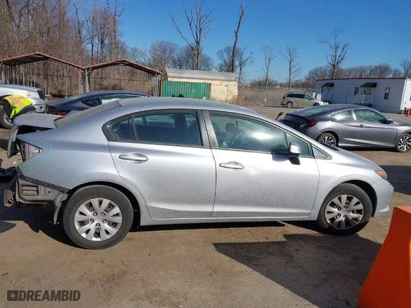 2012 Honda Civic Sdn LX with VIN 2HGFB2F51CH336146, listed as a IAAI auction lot 41752011 with 117,554 mi miles. Bid and sale history available at carsss.com. Image 13.