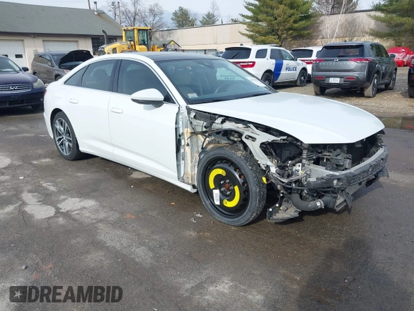 2019 Audi A6 Premium Plus z VIN WAUL2AF26KN083698, wystawiony jako IAAI lot #41939521 z przebiegiem 62 690 mil mil oraz . Historia ofert i sprzedaży dostępna na DreamBid. Obrazek 1.