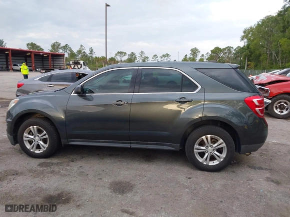 2017 Chevrolet Equinox LS with VIN 2GNALBEK6H1582971, listed as a IAAI auction lot 41975557 with 48,787 mi miles. Bid and sale history available at carsss.com. Image 15.