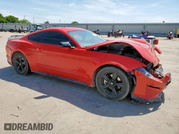 2018 Ford Mustang EcoBoost with VIN 1FA6P8TH6J5180455, listed as a Copart auction lot 59288215 with Not provided miles and Salvage title. Bid and sale history available at DreamBid. Image 4.