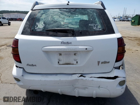 2006 Pontiac Vibe with VIN 5Y2SL65876Z420022, listed as a Copart auction lot 66098054 with 292,986 mi miles and Salvage Title. Bid and sale history available at carsss.com. Image 6.