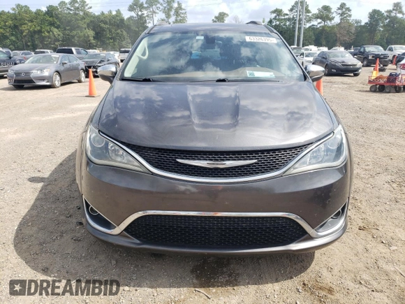 2017 Chrysler Pacifica Limited with VIN 2C4RC1GGXHR644646, listed as a Copart auction lot 63326395 with 85,700 mi miles and Salvage title. Bid and sale history available at DreamBid. Image 5.