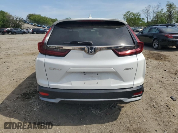 2021 Honda CR-V EX with VIN 5J6RW2H54MA002751, listed as a Copart auction lot 54491475 with 0 mi miles and Clean Title. Bid and sale history available at carsss.com. Image 6.