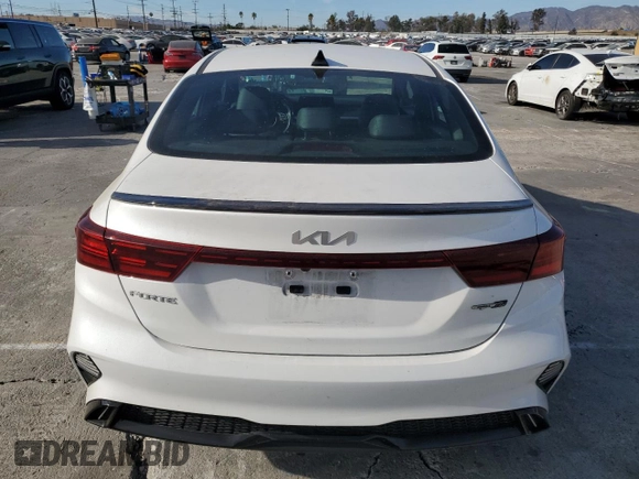 2023 Kia Forte GT-Line with VIN 3KPF54AD2PE672695, listed as a Copart auction lot 42388975 with 22,351 mi miles and Salvage Title. Bid and sale history available at carsss.com. Image 6.