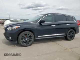 2014 Infiniti QX60 Hybrid with VIN 5N1CL0MM8EC534947, listed as a Copart auction lot 56466485 with 183,993 mi miles and Clean Title. Bid and sale history available at DreamBid. Image 1.
