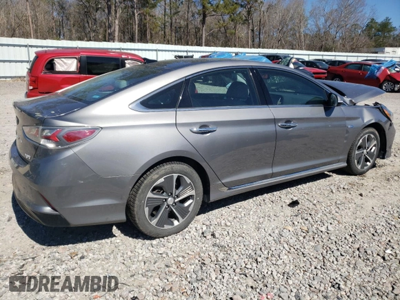 2018 Hyundai Sonata Hybrid Limited with VIN KMHE34L30JA087349, listed as a Copart auction lot 50045715 with 80,566 mi miles and Salvage Title. Bid and sale history available at carsss.com. Image 3.