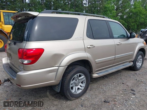 2005 Toyota Sequoia Limited with VIN 5TDBT48A35S234156, listed as a IAAI auction lot 42181692 with 270,131 mi miles and . Bid and sale history available at DreamBid. Image 4.