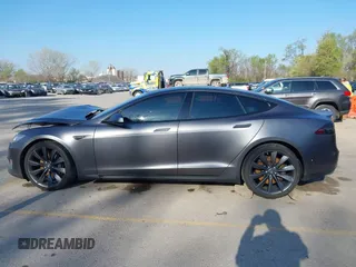 2016 Tesla Model S 90D with VIN 5YJSA1E43GF115310, listed as a IAAI auction lot 42002240 with 108,172 mi miles and . Bid and sale history available at DreamBid. Image 14.