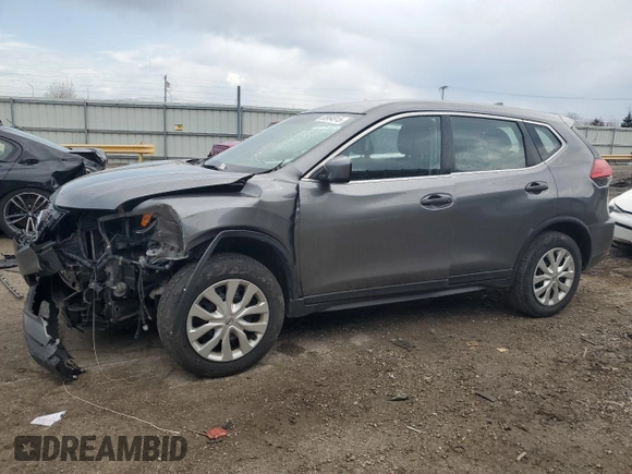 2017 Nissan Rogue S with VIN KNMAT2MV2HP516067, listed as a Copart auction lot 50984915 with 202,168 mi miles and Salvage Title. Bid and sale history available at carsss.com. Image 1.