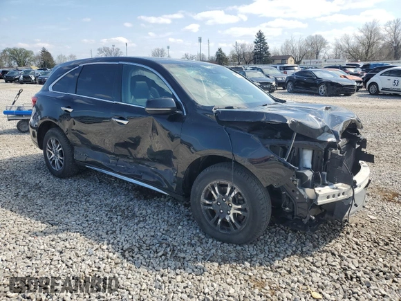 2017 Acura MDX Technology z VIN 5J8YD4H53HL001749, wystawiony jako Copart lot #51074635 z przebiegiem 126 871 mil mil oraz Szkody całkowita. Historia ofert i sprzedaży dostępna na DreamBid. Obrazek 4.