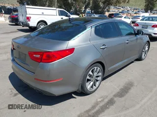 2014 Kia Optima SXL Turbo with VIN 5XXGR4A66EG301327, listed as a IAAI auction lot 41978246 with 140,107 mi miles and . Bid and sale history available at DreamBid. Image 4.