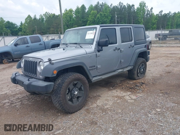 2017 Jeep Wrangler Unlimited Sport с VIN 1C4BJWDG5HL631286, выставлен на аукционе IAAI как лот 42176849 с пробегом 41 142 миль миль и . История ставок и продаж доступна на DreamBid. Изображение 2.