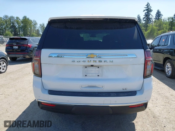 2023 Chevrolet Suburban LT with VIN 1GNSCCKD5PR414258, listed as a IAAI auction lot 42527692 with 45,969 mi miles and . Bid and sale history available at DreamBid. Image 16.