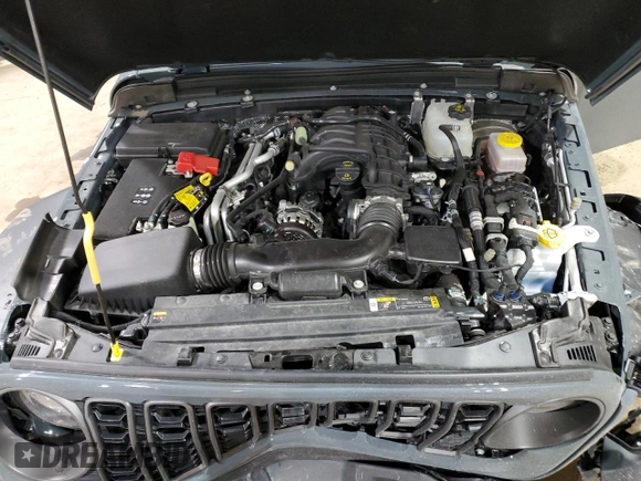 2024 Jeep Wrangler Willys with VIN 1C4PJXAG4RW260511, listed as a Copart auction lot 42425645 with 11,996 mi miles and Salvage title. Bid and sale history available at DreamBid. Image 13.