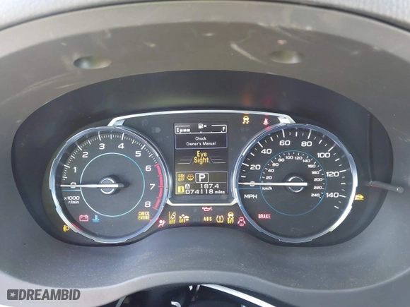 2018 Subaru Forester Limited with VIN JF2SJARC7JH521701, listed as a IAAI auction lot 41867767 with 74,118 mi miles. Bid and sale history available at carsss.com. Image 7.