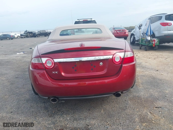 2008 Jaguar XK with VIN SAJWA44B485B24981, listed as a IAAI auction lot 41866497 with 84,920 mi miles. Bid and sale history available at carsss.com. Image 16.
