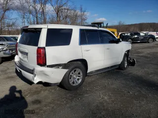 2019 Chevrolet Tahoe Commercial with VIN 1GNSKFEC7KR386737, listed as a Copart auction lot 82025004 with 47,581 mi miles and Salvage Title. Bid and sale history available at carsss.com. Image 3.