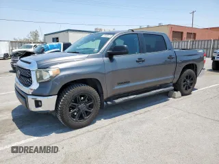 2019 Toyota Tundra SR5 with VIN 5TFEM5F15KX142071, listed as a Copart auction lot 58586915 with 61,656 mi miles and Salvage title. Bid and sale history available at DreamBid. Image 1.