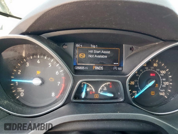 2017 Ford Escape SE z VIN 1FMCU0GD2HUC07371, wystawiony jako Copart lot #59223875 z przebiegiem 26 805 mil mil oraz Szkoda całkowita • Salvage title. Historia ofert i sprzedaży dostępna na DreamBid. Obrazek 9.