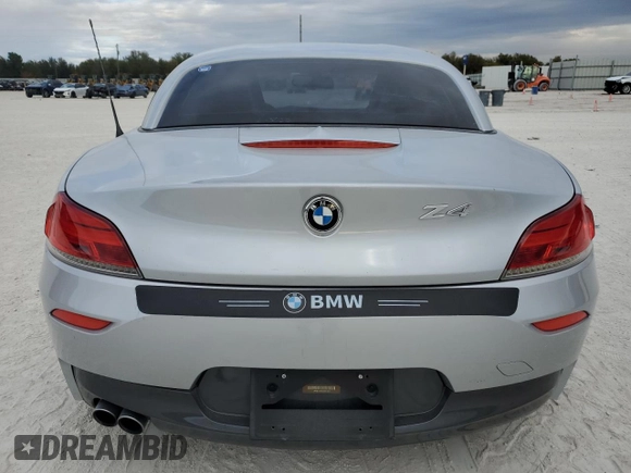 2016 BMW Z4 sDrive28i with VIN WBALL5C54G5A21231, listed as a Copart auction lot 89387225 with 30,765 mi miles and Salvage Title. Bid and sale history available at carsss.com. Image 6.