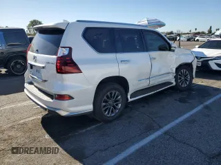 2019 Lexus GX with VIN JTJJM7FX7K5212483, listed as a Copart auction lot 88507265 with 35,870 mi miles and Salvage Title. Bid and sale history available at carsss.com. Image 3.