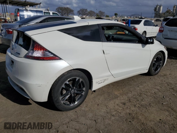 2015 Honda CR-Z with VIN JHMZF1D41FS001422, listed as a Copart auction lot 51636425 with Not Provided miles and Salvage Title. Bid and sale history available at DreamBid. Image 3.