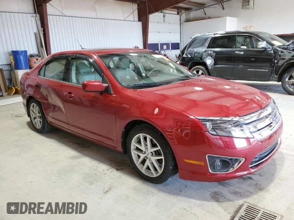 2010 Ford Fusion SEL with VIN 3FAHP0JA9AR260927, listed as a Copart auction lot 53716235 with 92,977 mi miles and Salvage Title. Bid and sale history available at carsss.com. Image 4.