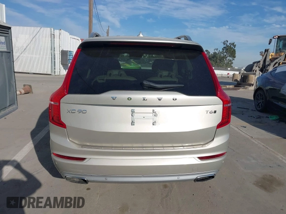 2016 Volvo XC90 T6 Momentum with VIN YV4A22PK5G1071505, listed as a IAAI auction lot 41702501 with 154,679 mi miles. Bid and sale history available at carsss.com. Image 16.