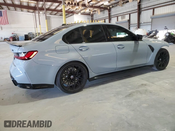2023 BMW M3 Competition z VIN WBS33AY03PFN62375, wystawiony jako Copart lot #47433395 z przebiegiem 27 849 mil mil oraz Szkoda całkowita • Salvage title. Historia ofert i sprzedaży dostępna na DreamBid. Obrazek 3.