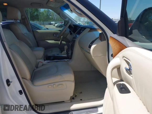 2012 Infiniti QX56 8-passenger with VIN JN8AZ2ND5C9716530, listed as a IAAI auction lot 42031101 with 153,432 mi miles and . Bid and sale history available at DreamBid. Image 5.