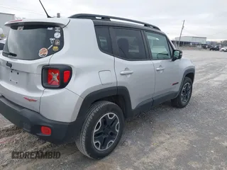 2015 Jeep Renegade Trailhawk with VIN ZACCJBCT7FPB16505, listed as a IAAI auction lot 41789335 with 63,416 mi miles and . Bid and sale history available at DreamBid. Image 4.
