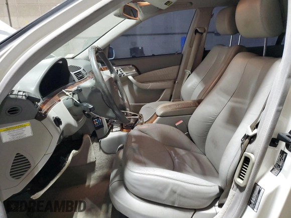 2006 Mercedes-Benz S 500 with VIN WDBNG75J56A482249, listed as a Copart auction lot 71941524 with 183,904 mi miles and Clean Title. Bid and sale history available at carsss.com. Image 7.