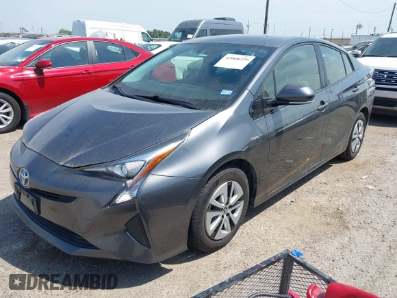 2016 Toyota Prius Four with VIN JTDKARFUXG3021631, listed as a IAAI auction lot 42068229 with 1 mi miles. Bid and sale history available at carsss.com. Image 2.