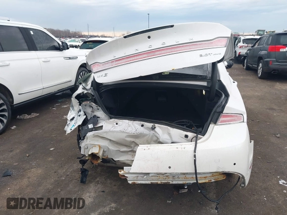 2017 Lincoln MKZ Reserve with VIN 3LN6L5FC3HR618078, listed as a IAAI auction lot 41669442 with 95,008 mi miles and . Bid and sale history available at DreamBid. Image 16.