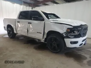 2024 Ram 1500 Lone Star with VIN 1C6SRFFTXRN124870, listed as a Copart auction lot 83383294 with 1,065 mi miles and Clean title. Bid and sale history available at DreamBid. Image 4.